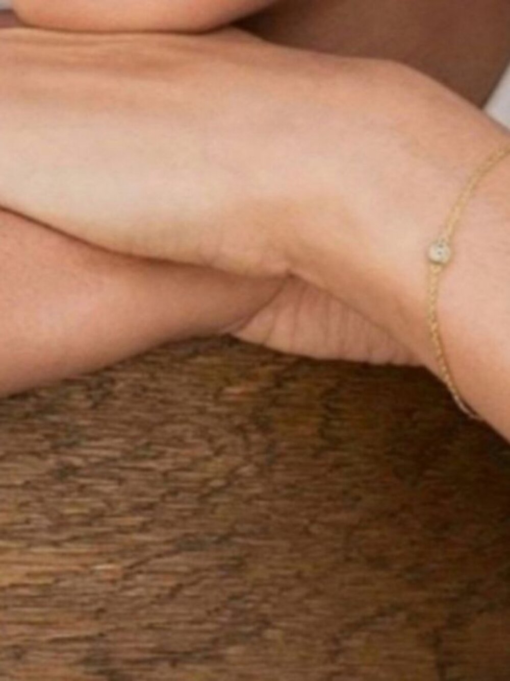 Marrin Costello Soleil Bracelet Gold Bezel Topaz Dainty Minimalist NWT - Picture 3 of 16